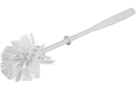 Ершик для унитаза С ПОДСТАВКОЙ, "БЛЕСК", цвет мраморный / белый ротанг, IDEA, М 5010