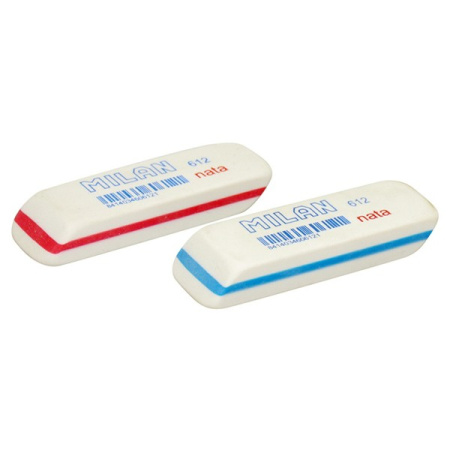 Ластик MILAN в держателе с кисточкой, блистер (BYM10291)