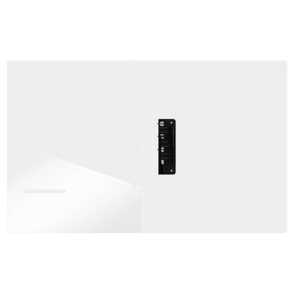 Папка с боковым прижимом BERLINGO "No Secret", 17мм, 700мкм, полупрозрачная (FSc_A4991)