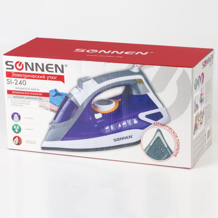 Утюг SONNEN SI-240, 2600Вт (453507)