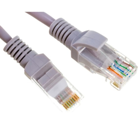 Патч-корд  0.3м кат_5E UTP серый