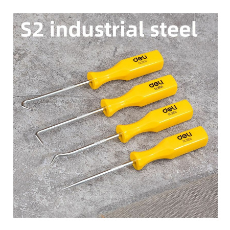 Крючки для слесарных работ Deli DL3104, набор 4штуки