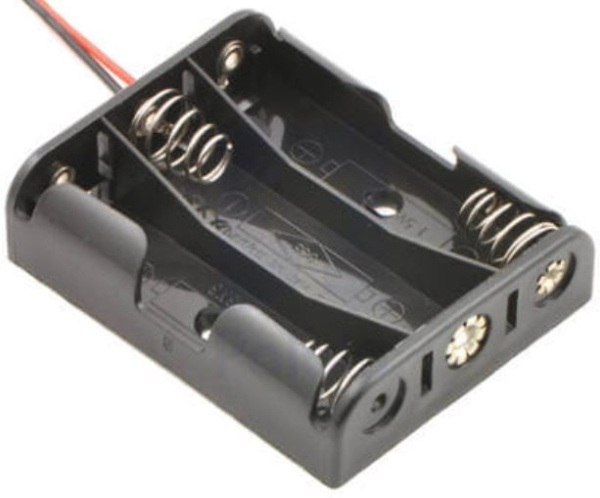 Батарейный отсек (держатель) AA*3, 3S1P, 58*46*14мм, 2 провода, KLS5-806-B