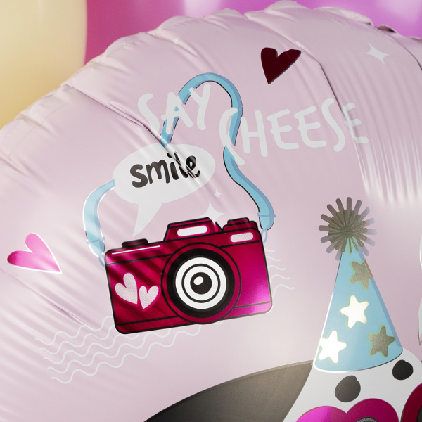 Шар воздушный "С ДР, Красотка!" 48 см. фольгир., (225668)