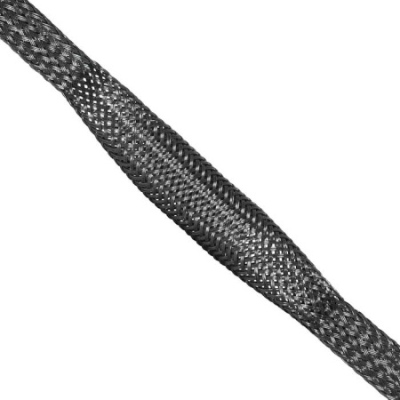 Оплетка на кабель (змеиная кожа) 26..68мм, полиэстер, черный, метражом