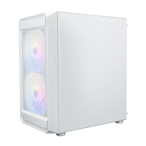 Корпус mATX Б_БП XASTRA A303M 3FRGB White (USB3.0,Audio,TG,белый,Mesh,1х120мм+2х140мм FRGB,CPU Cooler до 160мм, VGA до 285мм)[A303M-2FC14F-1FC12F-D-WH