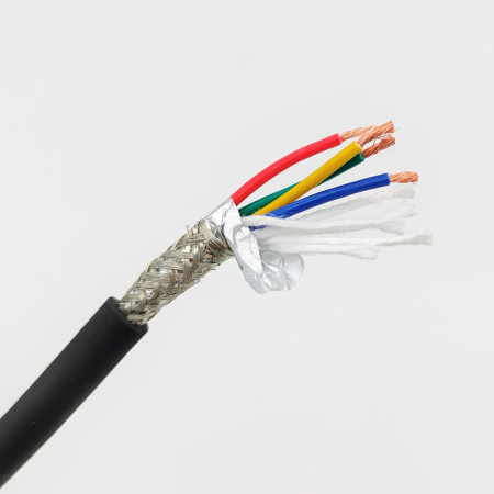 Кабель экранированный TRVVP  4х0.5мм2, метражом, гибкий для ЧПУ