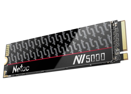 SSD-накопитель M.2 500Гб Netac NV5000t [NT01NV5000t-500-E4X](3D NAND,NVMe,4800/2700 Мб/с,радиатор