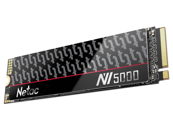 SSD-накопитель M.2 500Гб Netac NV5000t [NT01NV5000t-500-E4X](3D NAND,NVMe,4800/2700 Мб/с,радиатор