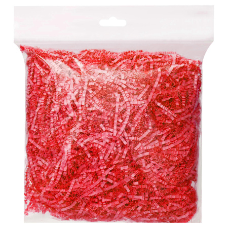 Бумажный наполнитель 2мм, MESHU, 100г, красный (MS_55198)