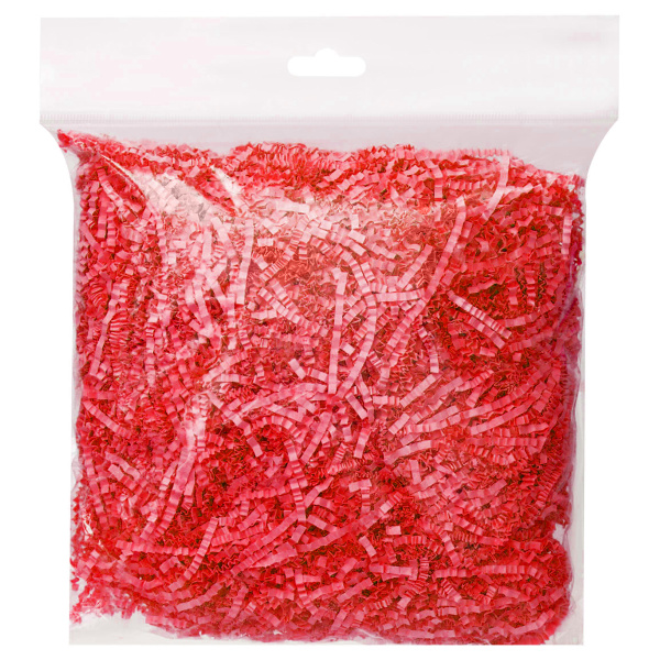Бумажный наполнитель 2мм, MESHU, 100г, красный (MS_55198)