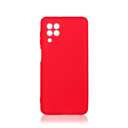 Чехол силиконовый с микрофиброй для Samsung Galaxy M32 DF sOriginal-23 (red)