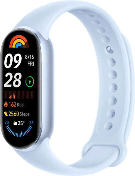 Фитнес-браслет Xiaomi Smart Band 9 Arctic Blue 1.62"/AMOLED/And8.0,iOS 12/Bt5.4 (BHR8346GL)