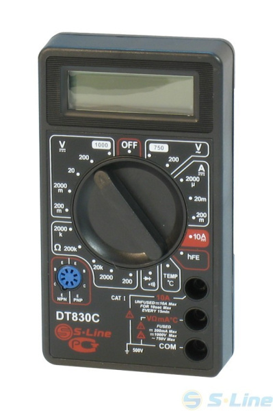 Мультиметр S-Line DT-830C