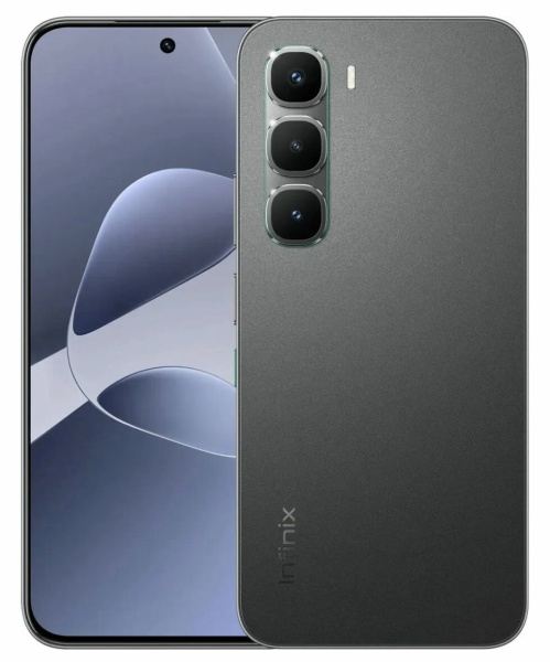 Смартфон INFINIX Hot 60 pro 8Гб 256Гб Sleek Black 6.78", AMOLED, 2720*1224, 2*2.2+6*2ГГц, 50Мп, 13Мп, 4G, NFC, 5160мАч, And 15