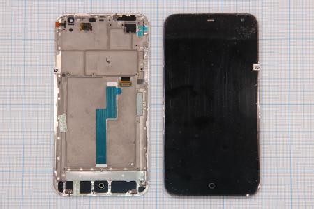 Дисплейный модуль ( дисплей + тачскрин ) Meizu MX3 черный