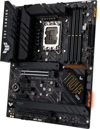 Материнская плата Asus TUF GAMING Z690-PLUS WIFI Soc-1700 Intel Z690 4xDDR5 ATX AC`97 8ch(7.1) 2.5Gg RAID+HDMI+DP