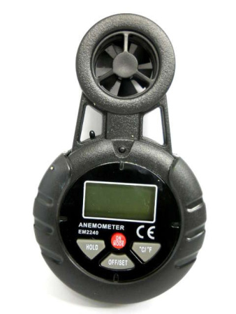 Анемометр S-line EM-2240, 30м/с(5%), 0°..45°, CR2032