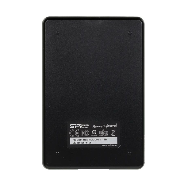 Жесткий диск USB3.0 2.5" 1TB Silicon Power D06 Diamond (SP010TBPHDD06S3K) черный