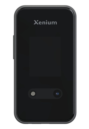 Сотовый Xenium X680 Dark Gray 2sim/2.8"/320*240/32Mb/microSD/0.3Мп/Bt/1800мАч/раскладушка
