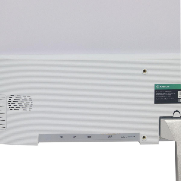 Монитор Bad Pack 27" Raskat I27F10DAW (27",IPS, 1920*1080, VGA+HDMI+DP, 5ms, 178°/178°, 1000:1, 100Hz, White ) bp