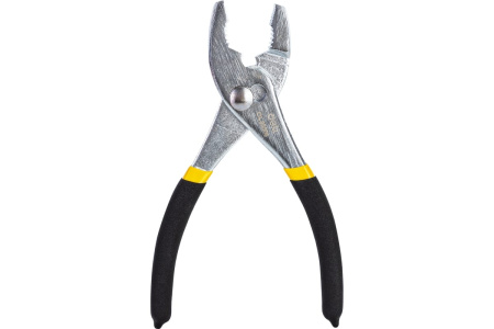 Пассатижи переставные двухдиапазонные Deli DL25506  150мм, прорезиненная двухкомпонентная ручка