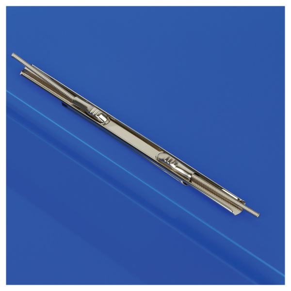 Папка с пружинным скоросшивателем СТАММ А4 "Стандарт", 17мм, 700мкм, пластик, синяя (ММ-30650)