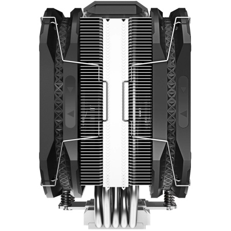 Кулер S115x/1200/1700/20XX/AM5/AM4 DEEPCOOL AS500 Plus (220W/2*140mm/500-1200rpm/Al+Cu/ARGB/5 тепл. трубок)