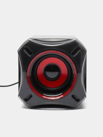 Актив.колонки 2.0 Perfeo CUBE 5Вт, USB, пластик, Black