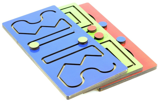 ТИМБЕР Лабиринт "Полушарные доски" набор 3 шт. IG0323