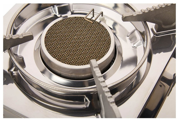 Газовая плита Tourist Lotos Ceramic TR-350 портативная, керамическая, в кейсе