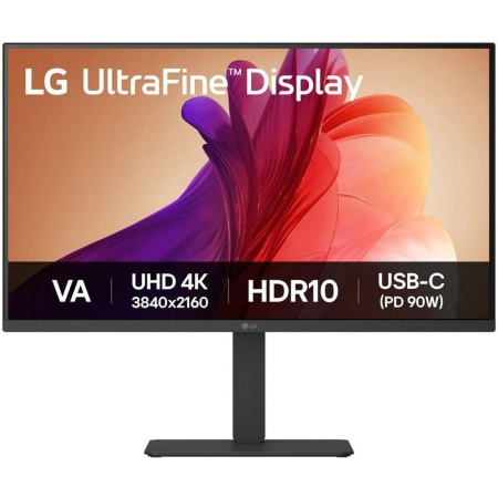 Монитор 31.5" LG 32U720A-B   VA, 3840x2160, 60Hz, 5ms, 250сd/m, 3000:1, HDR10 | 2xHDMI(2.0), DP(1.4), Type-C(PD-90W), 2xUSB3.0 | HAS, Swivel, ExPSU, Speakers, Vesa 100, Black
