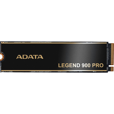 Твердотельный накопитель/ ADATA SSD LEGEND 900 PRO, 4000GB, M.2(22x80mm), NVMe 1.4, PCIe 4.0 x4, 3D NAND, R/W 7400/6500MB/s, IOPs н.д./н.д., TBW 2400, DWPD 0.3 (5 лет)