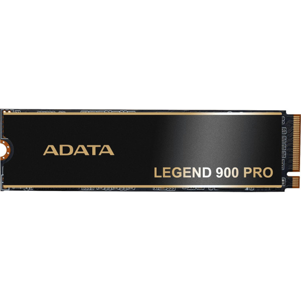 Твердотельный накопитель/ ADATA SSD LEGEND 900 PRO, 4000GB, M.2(22x80mm), NVMe 1.4, PCIe 4.0 x4, 3D NAND, R/W 7400/6500MB/s, IOPs н.д./н.д., TBW 2400, DWPD 0.3 (5 лет)