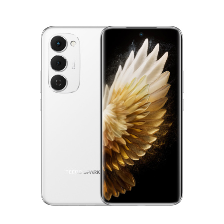 Смартфон Tecno SPARK 40 Pro+ 8Гб 256Гб Aurora White 6.78", AMOLED, 2720*1224, 2*2.2+6*2ГГц, 50Мп, 13Мп, 4G, NFC, 5200мАч, And 15