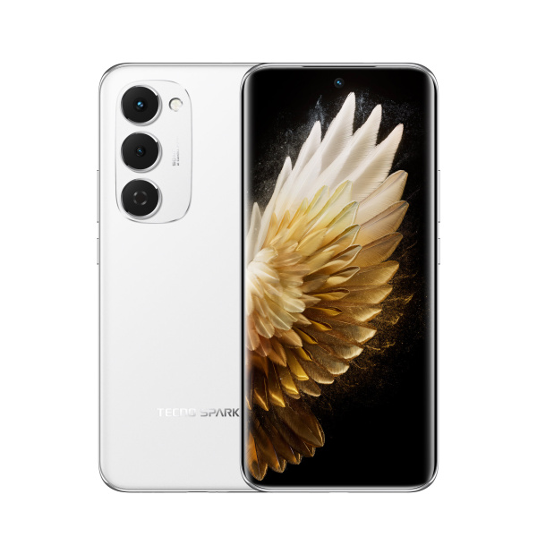 Смартфон Tecno SPARK 40 Pro+ 8Гб 256Гб Aurora White 6.78", AMOLED, 2720*1224, 2*2.2+6*2ГГц, 50Мп, 13Мп, 4G, NFC, 5200мАч, And 15