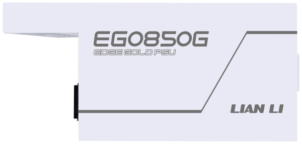 Блок питания 850Вт Lian Li EG0850G White (ATX 3.1,APFC,120мм,4PCI-E+12VHPWR,8SATA,PCIe 5.1,80+Gold,полностью модульный)[G9P.EG0850G.W000.RU]