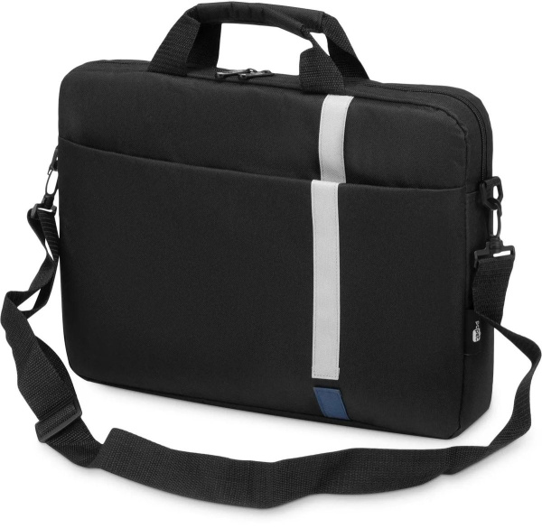 Сумка_для_ноутбука 15.6" PC_PET HQ Classic черный/синий полиэстер (PCP-1001BL)