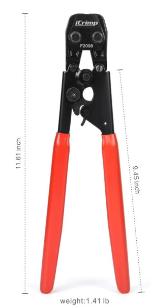 Клещи для хомутов ШРУСа, Iwiss F2098