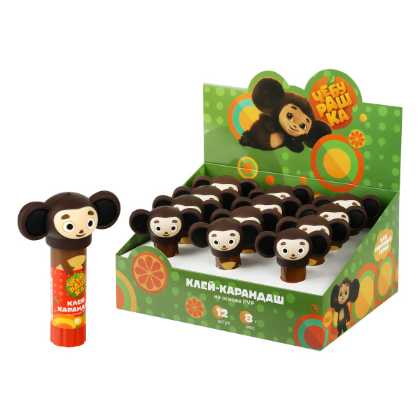 Клей-карандаш Мульти-Пульти 08гр. "Чебурашка" ЧБ_53183
