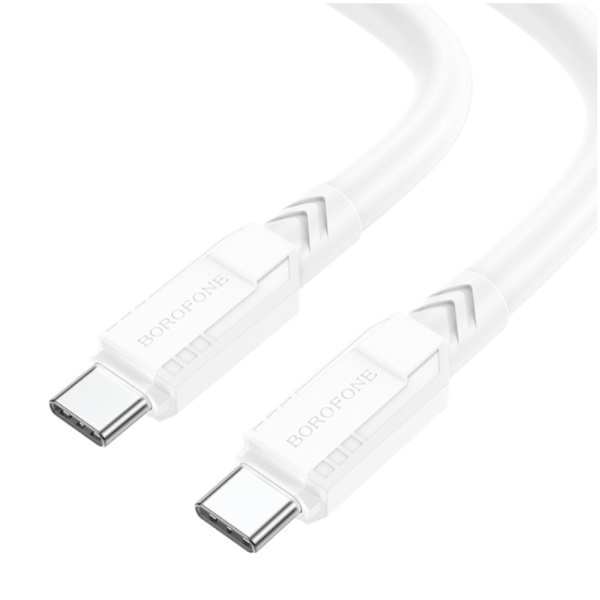 Кабель USB Type-C (m) - USB Type-C (m) BOROFONE BX81 1м ,60W, белый