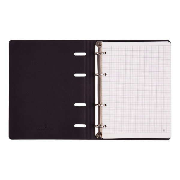 Тетрадь на кольцах 80л. "Elaborate shapes", кожзам, Greenwich Line (Nr4A5_43419)