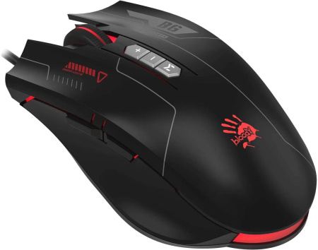 Игровая мышь USB A4Tech Bloody ES7 оптическая, 6000dpi, 8кн., Black