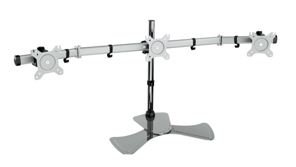 Кронштейн для мониторов Cactus CS-VM-MP330S-AL серебристый 15"-24" макс.8кг настольный