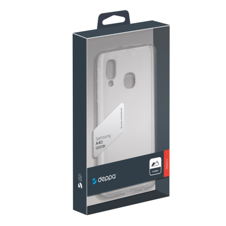 Чехол силиконовый для Samsung Galaxy A40 Deppa Gel Case прозрачный (87174)