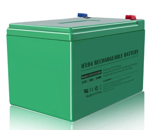 Аккумулятор LiFePO4 12V, 10Ah, 151*100*98mm, ток разряда до 20а, для охранно-пожарной сигнализации