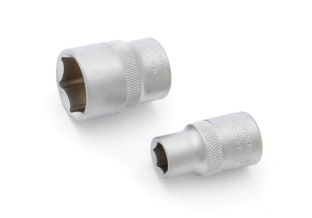 Набор головок шестигранных с трещоткой 1/2", 11 предметов, Дело техники 620711