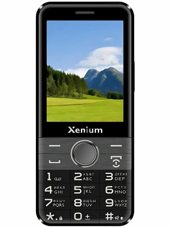 Сотовый Xenium X800 черный 2sim/2.8"/320*240/32Mb/microSD/0.3Мп/Bt/3000мАч/моноблок