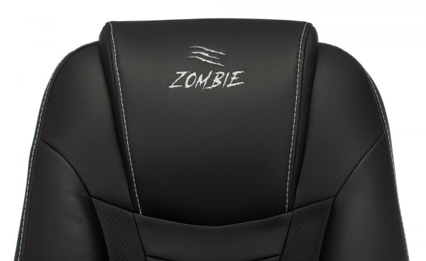 Кресло игровое Zombie 8 черный эко.кожа крестовина пластик