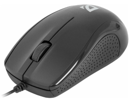 Мышь USB Defender Optimum MB-160 оптическая, 1000dpi, кабель 1.1м, Black